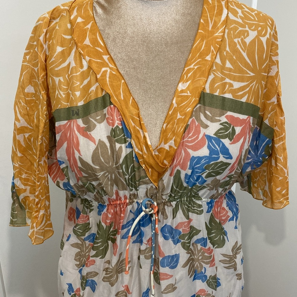 Missoni Stampa Foliage Leaves Print Kaftan |Size 44 , US Size 12/14 - Picture 6 of 17